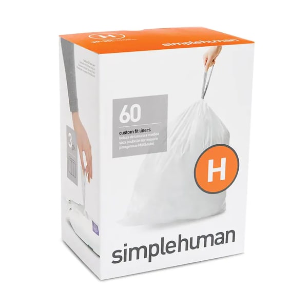 SimpleHuman 8 in Trash Bags