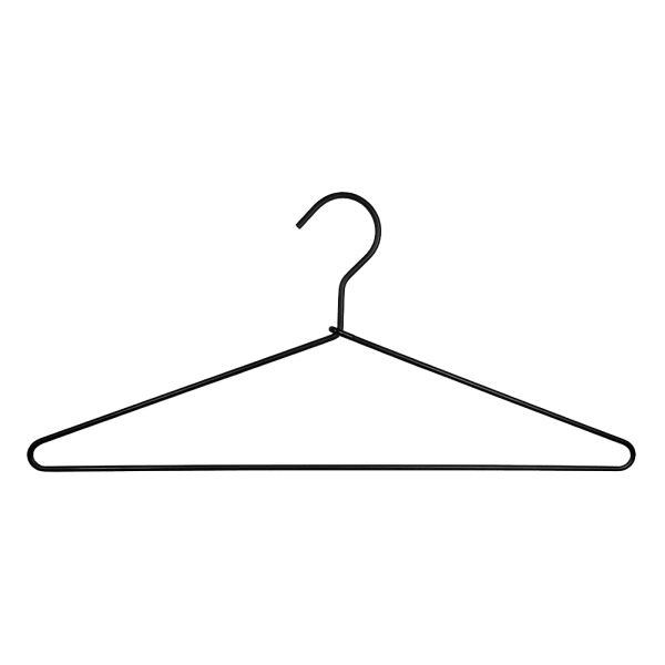 Hangers Direct 799018 Black 17 Metal Hanger