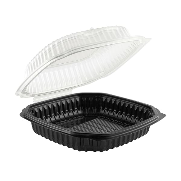 Disposable Plastic Food Container With Anti-Fog Lid