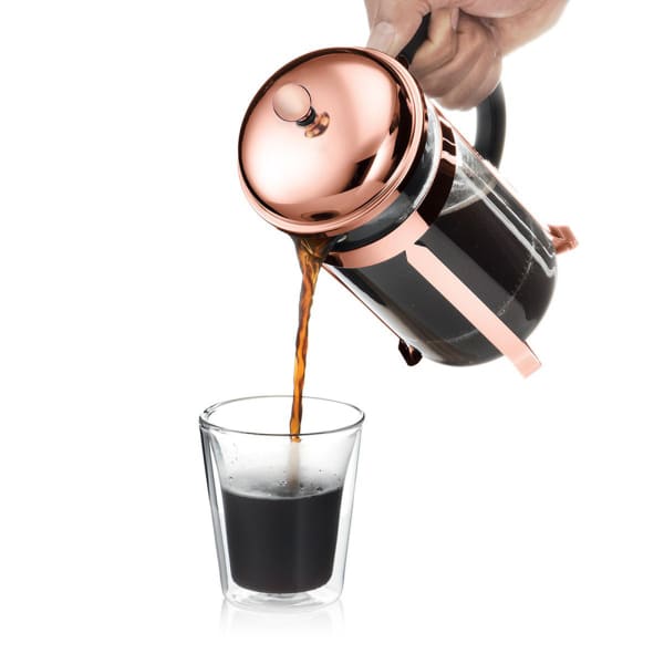 Chambord modern coffee press copper from Bodum 