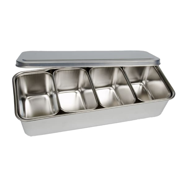 Stainless Steel Yakumi Pan - 2 Compartments