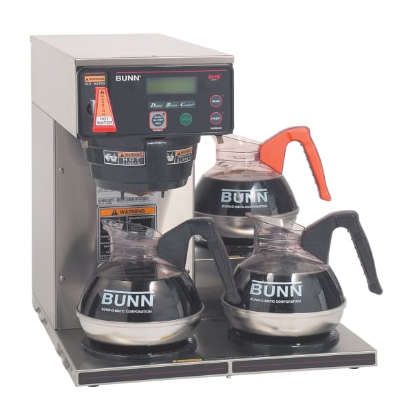 Dual voltage top coffee maker