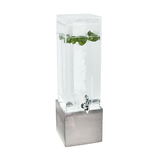 one gallon clear plastic drink dispenser