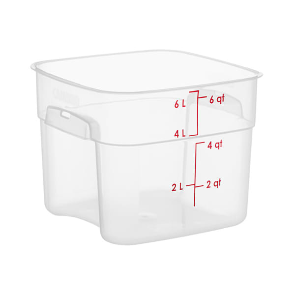 4 Qt. Plastic Food Container (Translucent)