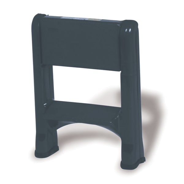 Rubbermaid FG420903CYLND Gray 2 Step Folding Stepstool Wasserstrom