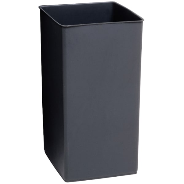 50 Gallon Square Rubbermaid Waste Receptacle - Gray