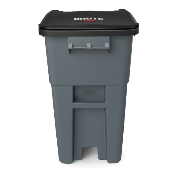 Rubbermaid Commercial Brute Storage Tote with Lid, Gray