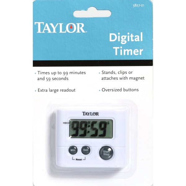 Taylor Precision Products Digital Cooking Thermometer/Timer