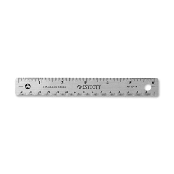 Westcott Flexible Stainless Steel Rulers