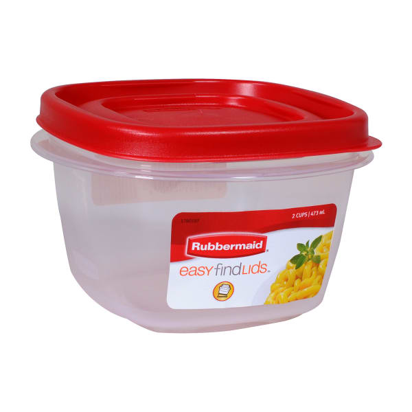 Rubbermaid Premier Easy Find Lids Food Storage Containers, 14 Cup