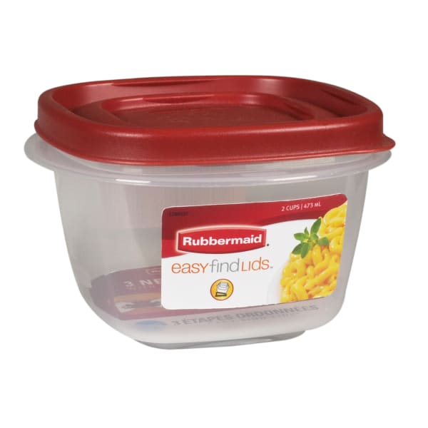  Rubbermaid Easy Find Lids Food Storage Container, 14