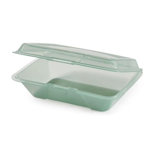 GET Eco-Takeouts 12 oz. Clear Customizable Reusable Soup Container with Lid  - 12/Case