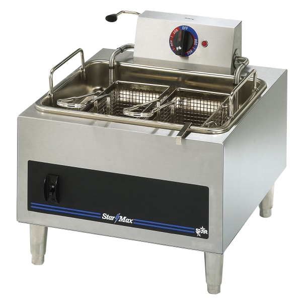 Star 301HLF 208v 15 lb. Countertop Electric Fryer w/ 2 Baskets