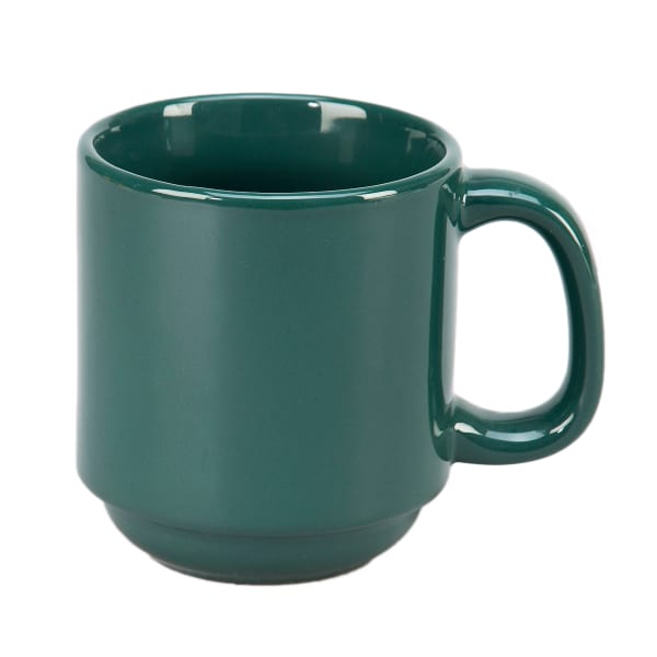 Vertex SM-FG Vista 10 Oz Stackable Forest Green Summit Mug - 36 / CS