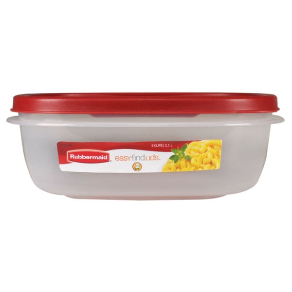 Rubbermaid Easy Find Lids Container, 3 Cups