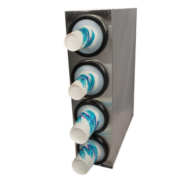 San Jamar® C2804 EZ-Fit® 4-Cup Beverage Dispenser Cabinet