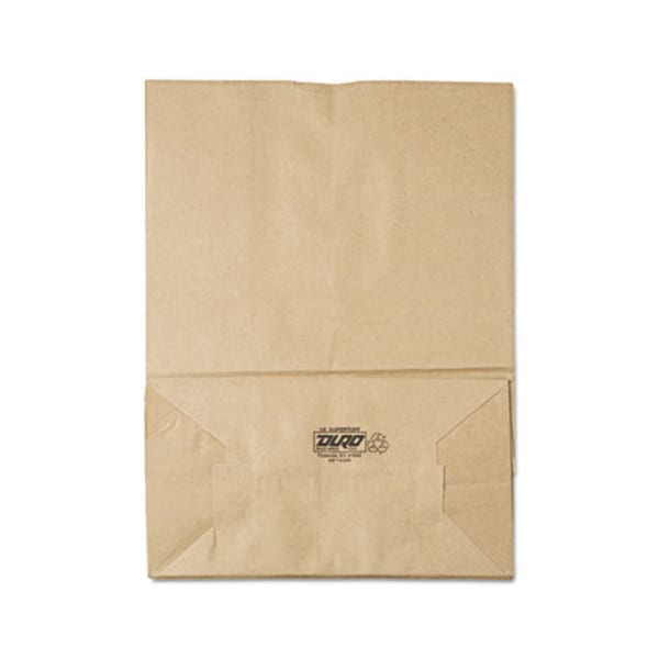 Duro 80080 76 lb. Kraft Paper Grocery Bag - 400 / CS | Wasserstrom