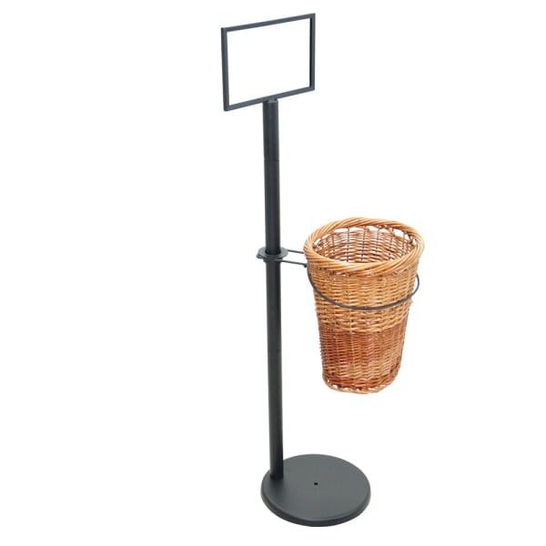 Mobile Merchandisers BS36/1 1-Basket Display Rack for Baguettes