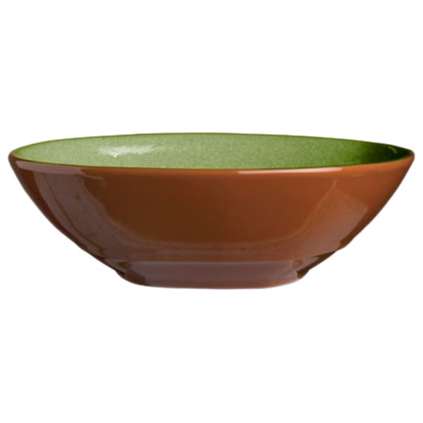 Syracuse China 922224353 Terracotta 21 Ounce Fern Green Bowl - 12