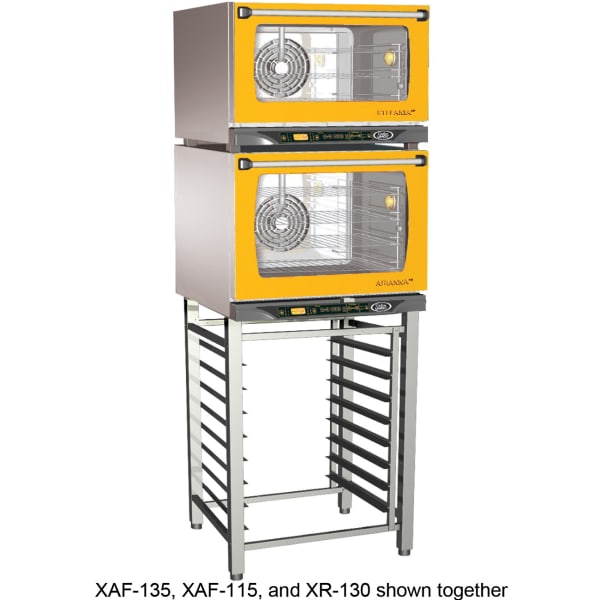 Cadco XAFT-135 Half-Size Convection Oven with 4 Shelves and