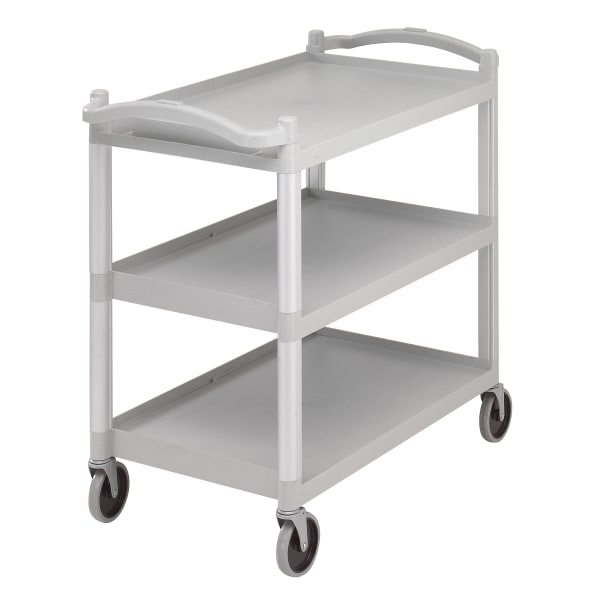 Cambro BC340KD480 Speckled Gray 3 Shelf Knockdown Utility Cart
