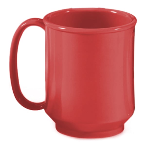 G.E.T. SN-104-RSP Red Sensation 8 Ounce Handled Mug - 24 / CS | Wasserstrom