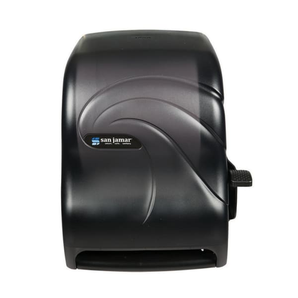 San Jamar T1190TBK Oceans® Black Pearl Lever Paper Towel Dispenser