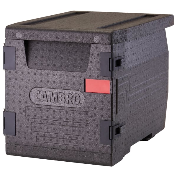 Cambro EPP300110 Black Front Loading Cam GoBox™ Catering Box 