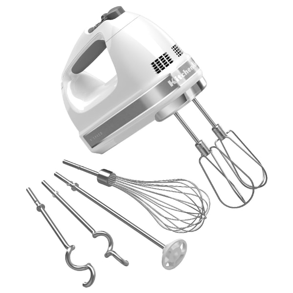 KitchenAid® KHM926WH 9-Speed Hand-Held Mixer | Wasserstrom