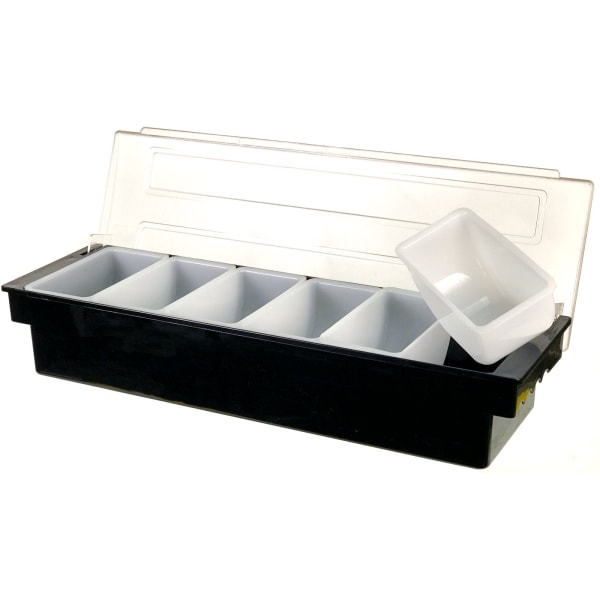 San Jamar® BD4006S The Dome 6 Pint Garnish Center with Caddies