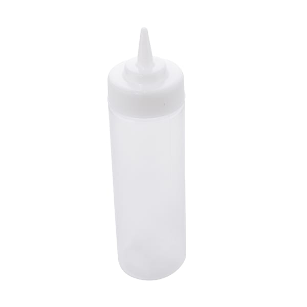 TableCraft 11253C WideMouth 12 Oz. Clear Squeeze Bottle | Wasserstrom