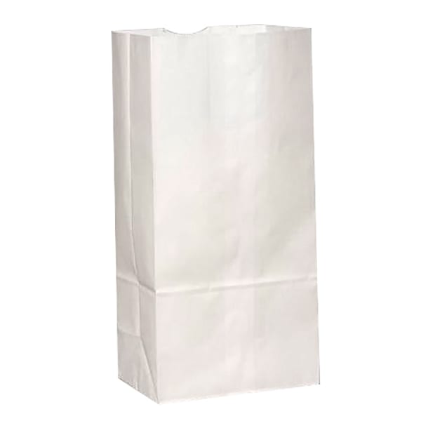 Duro 51002 White 2 Lb Paper Bag - 500 / CS | Wasserstrom