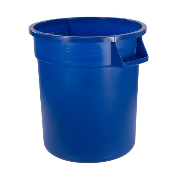 Carlisle 34101014 Bronco Blue Round 10 Gallon Waste Container