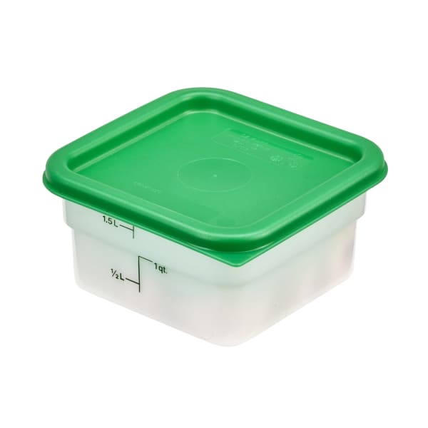 Cambro SFC2452 Kelly Green Lid for 2 & 4 Qt CamSquare Container