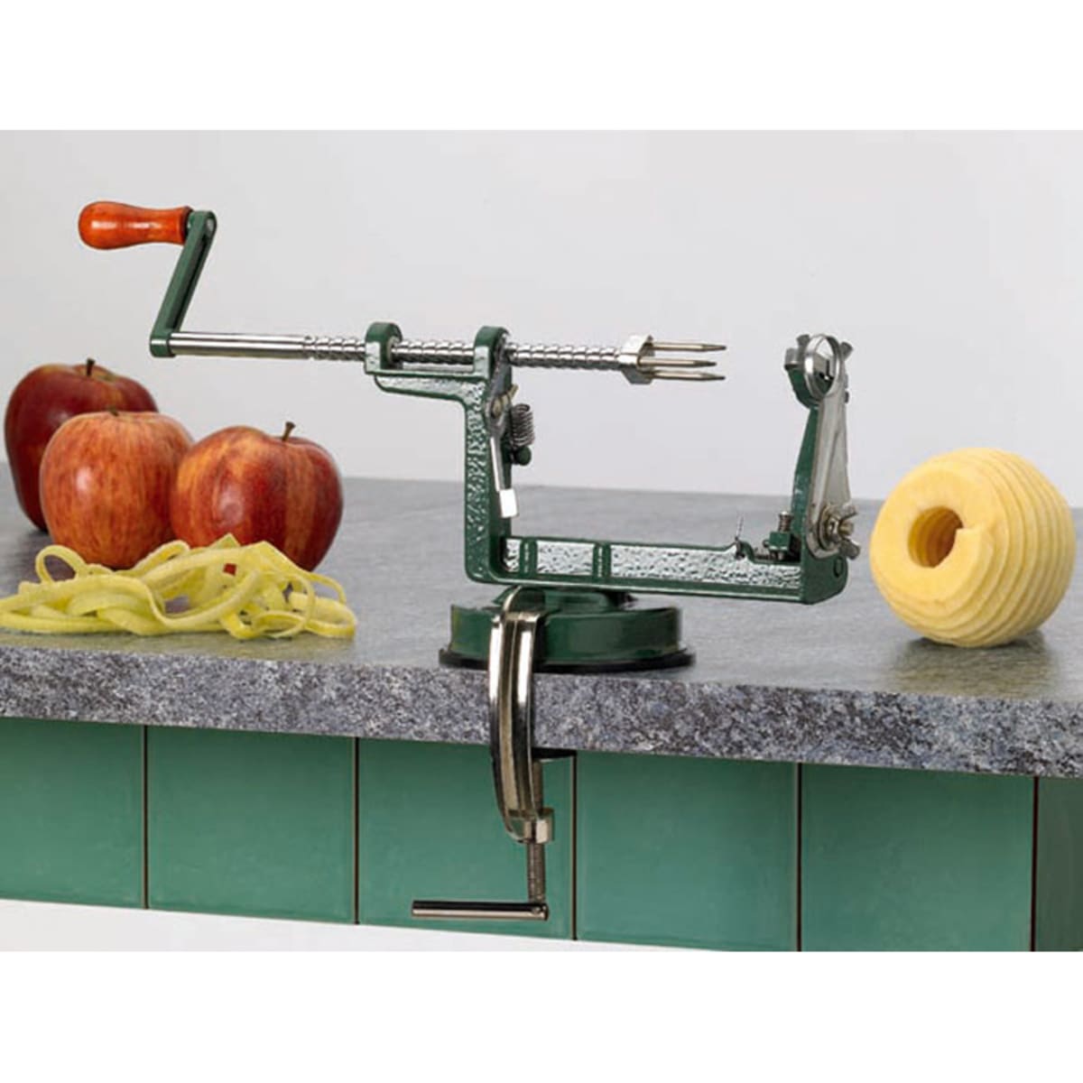 Apple Peeler-Corer-Slicer - Tabletop Apple Corer