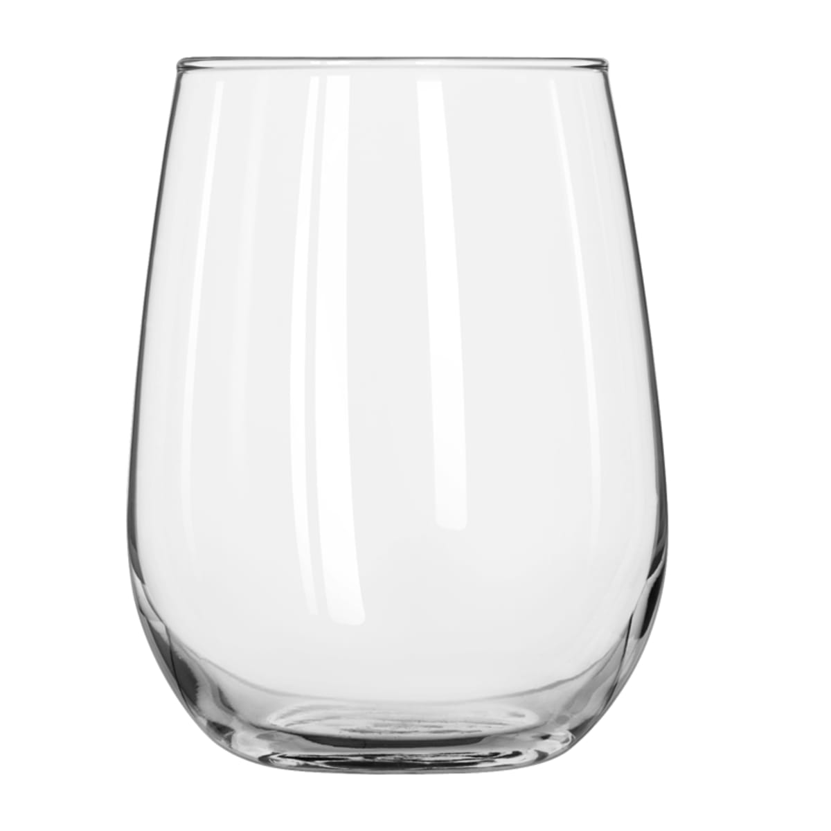 Libbey 231L 15.25 oz. Tidal Blue Stemless White Wine Glass - 12/Case