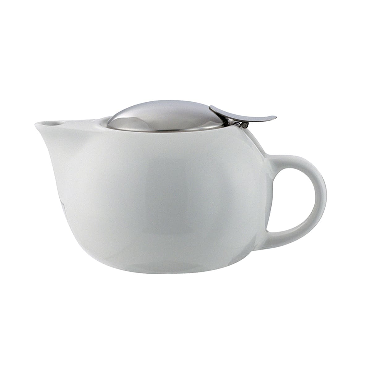 Ceramic Teapot, Non-Insulated Tea Server, Large Oval, 16 Ounce