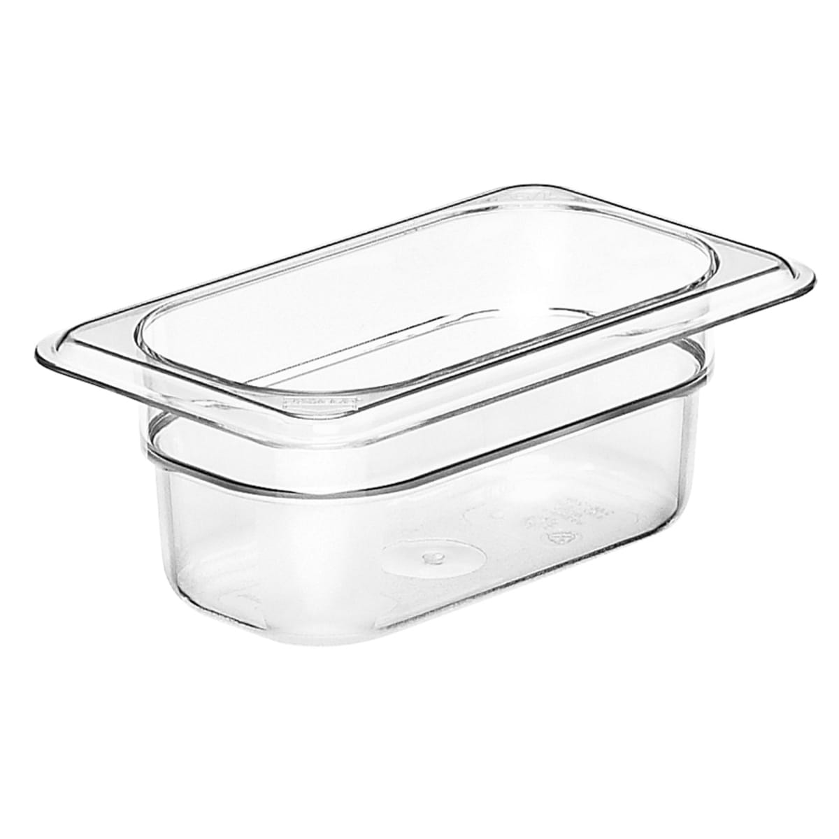 8 Pcs Plastic Food Pans with Lids 1/4 Size Clear Commercial Food Pans  Translucent Restaurant Food Storage Containers Stackable Plastic Boxes with