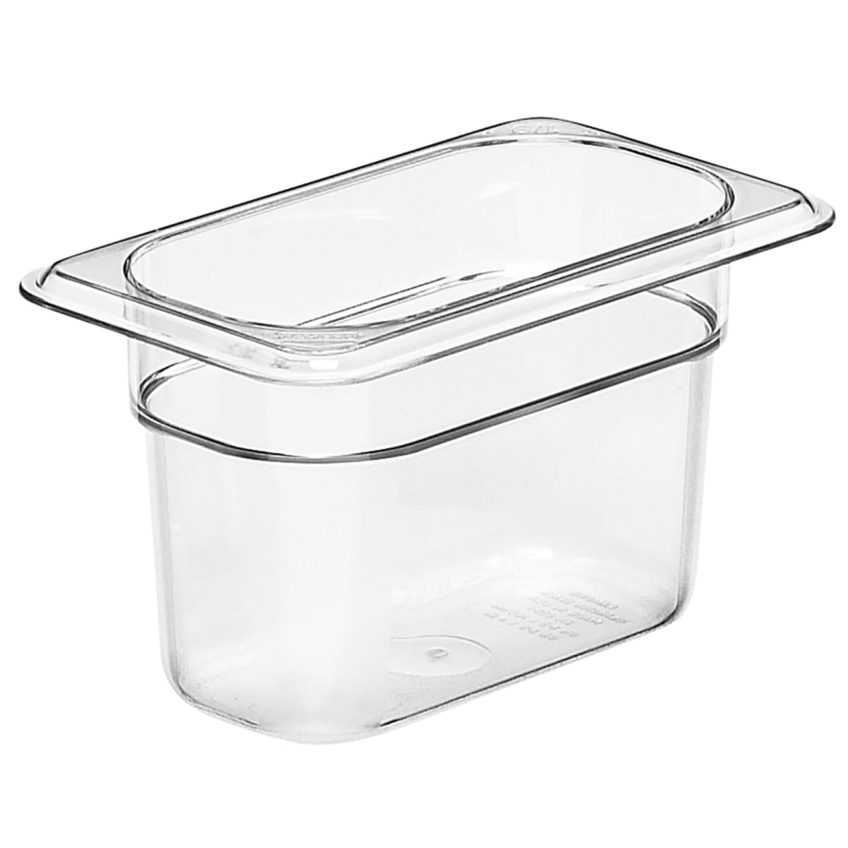 8 Pcs Plastic Food Pans with Lids 1/4 Size Clear Commercial Food Pans  Translucent Restaurant Food Storage Containers Stackable Plastic Boxes with