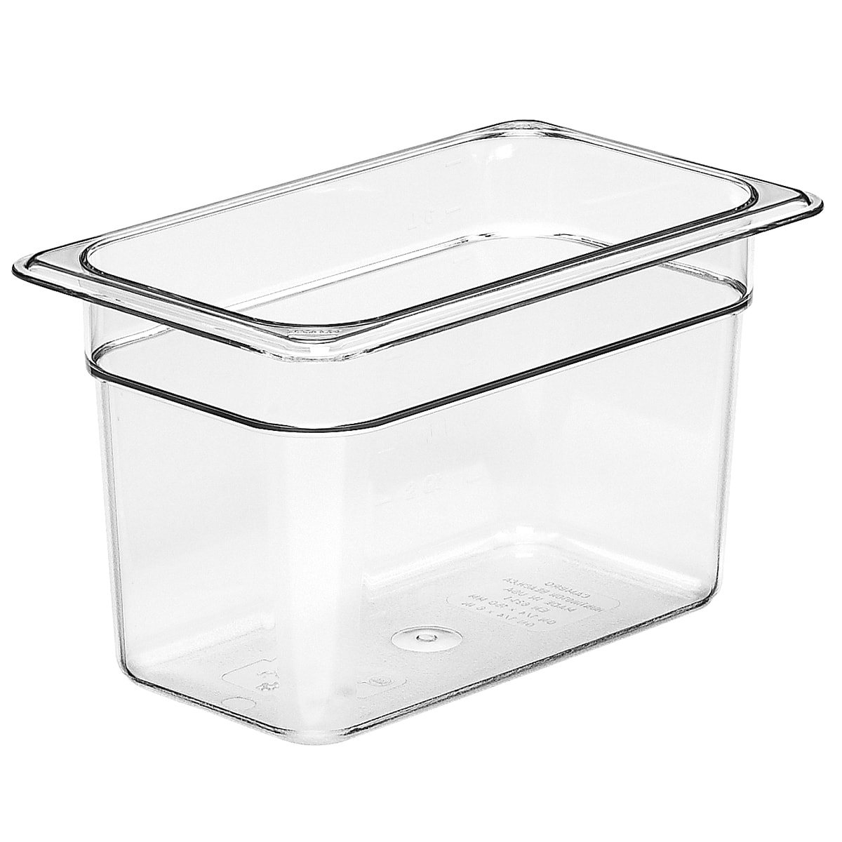 8 Pcs Plastic Food Pans with Lids 1/4 Size Clear Commercial Food Pans  Translucent Restaurant Food Storage Containers Stackable Plastic Boxes with