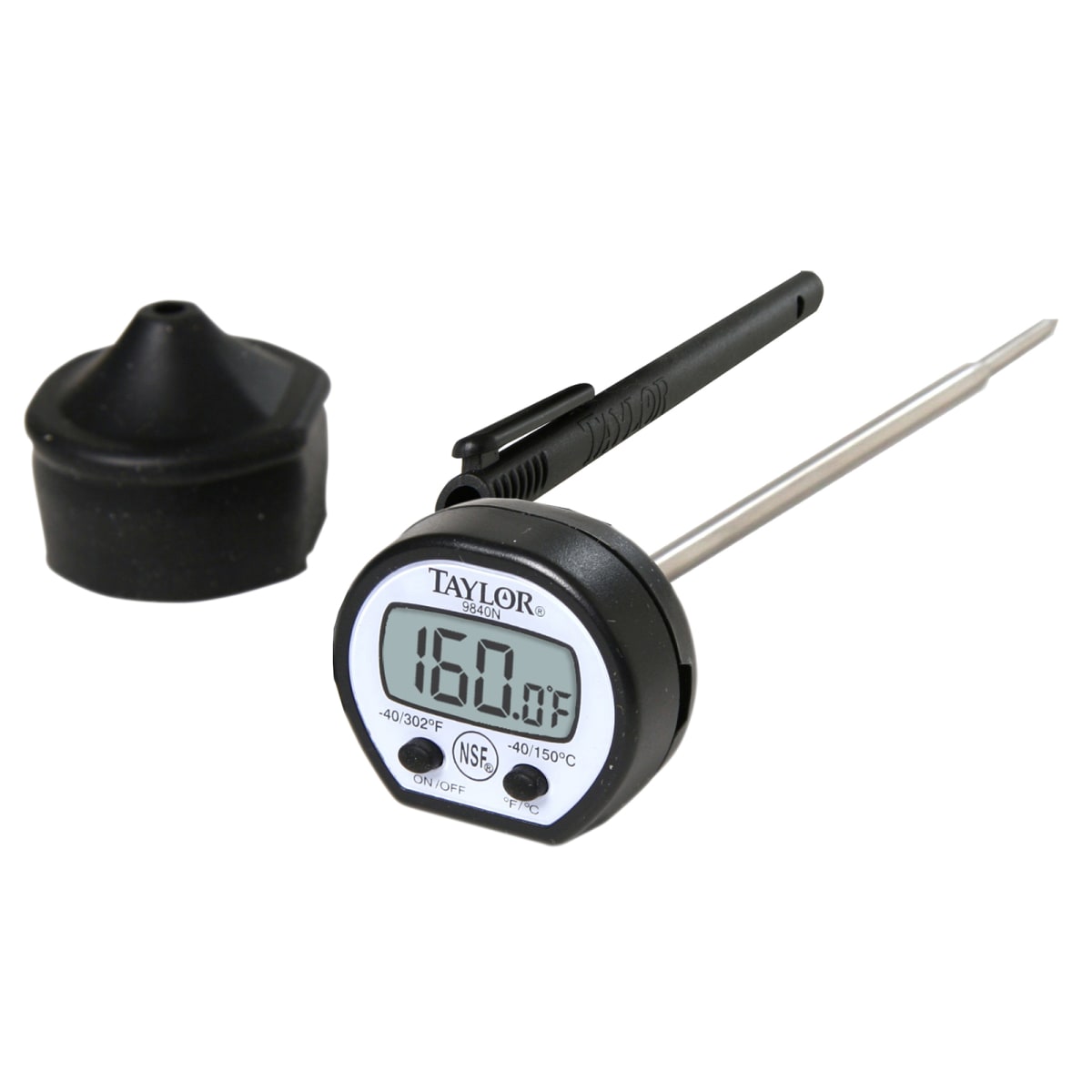 Taylor Digital Instant Read Meat Food Grill BBQ Kitchen Cooking Thermometer  With Pocket
