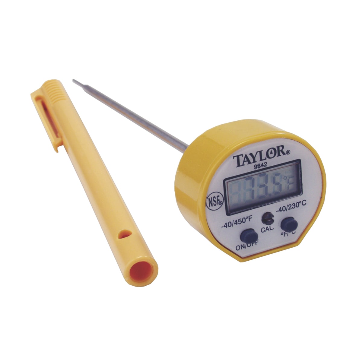 Taylor 9877FDA 2 3/4 Waterproof Digital Pocket Probe Thermometer -  Dishwasher Safe