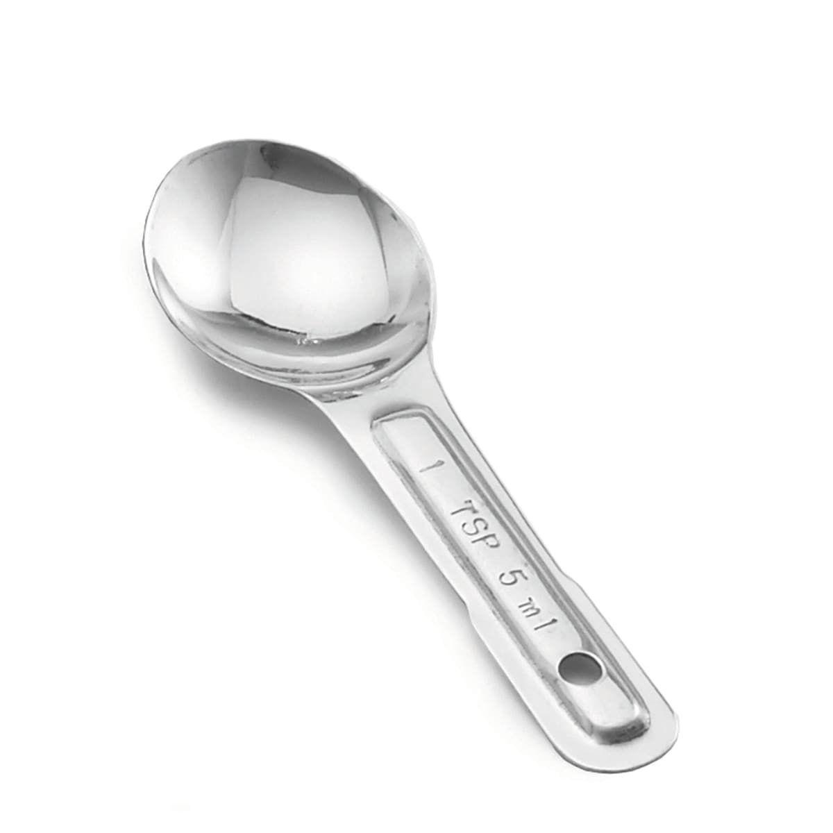 Measuring Spoon, 4 piece, 1/4, 1/2, 1 Tsp., 1 Tbsp., heavyweight dishwasher  safe, stainless