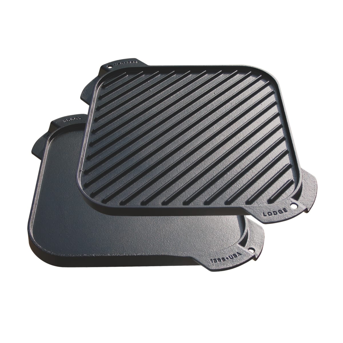  Lodge LGP3 Rectangular Cast Iron Grill Press, Pre