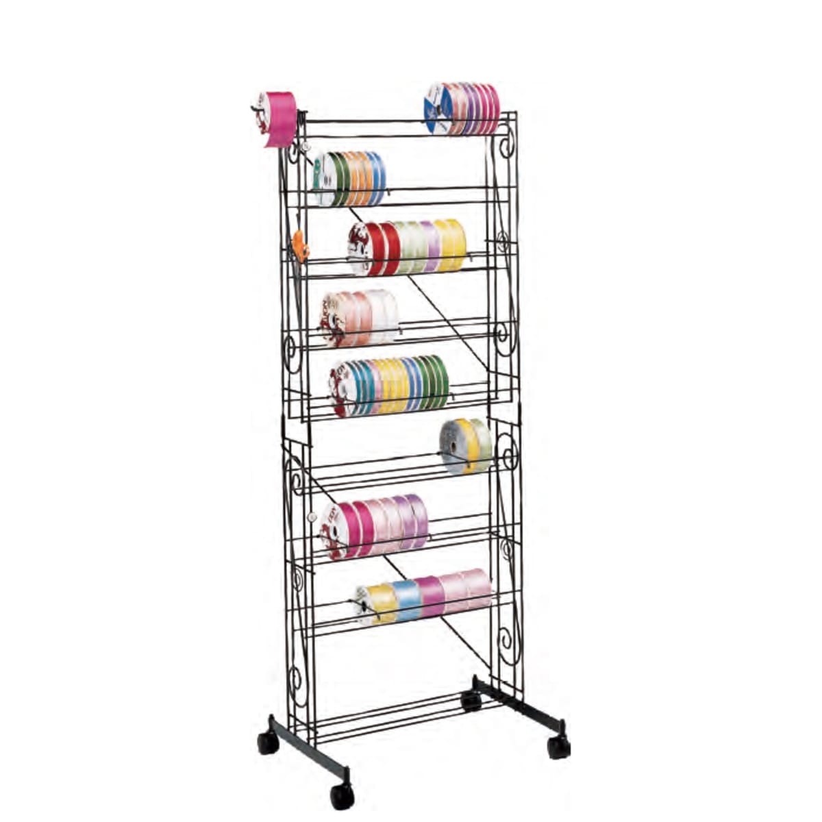 Floral Merchandising Systems MRR Mobile Ribbon Rack