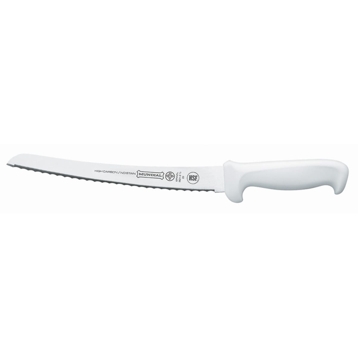 Mundial - W5622-6E - 6 in Serrated Utility Knife, White