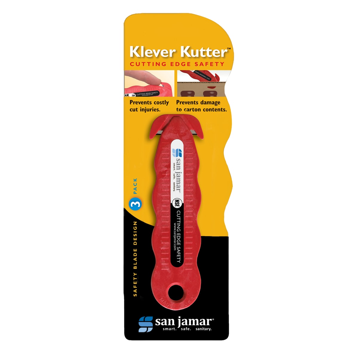 San Jamar KK401 Klever Kutter Box Cutter