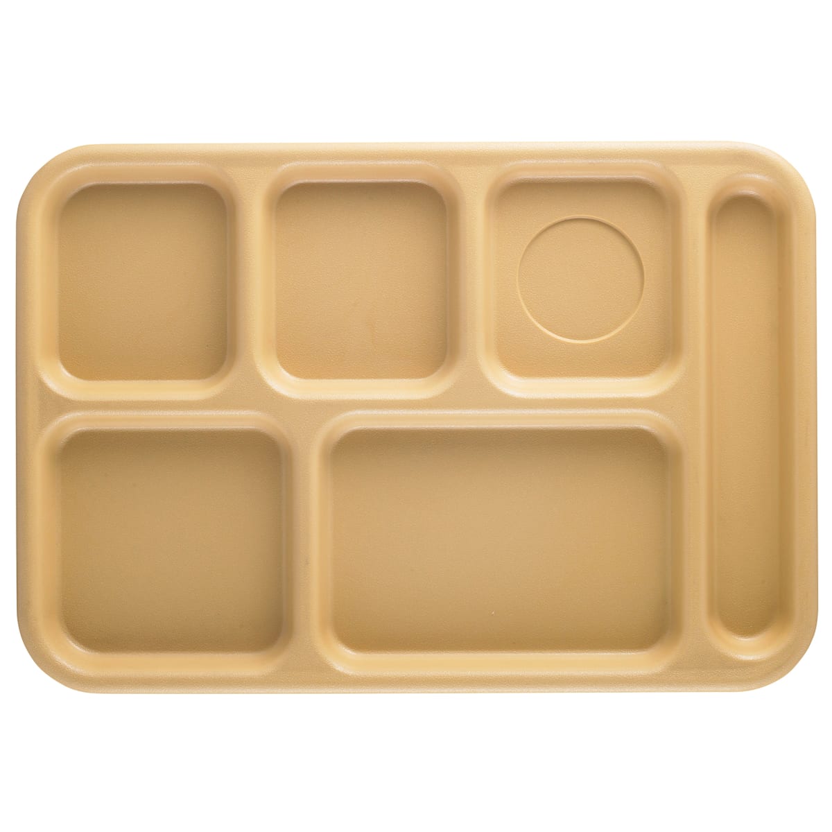 Cambro Penny-Saver Yellow Co-Polymer Compartment Cafeteria Tray