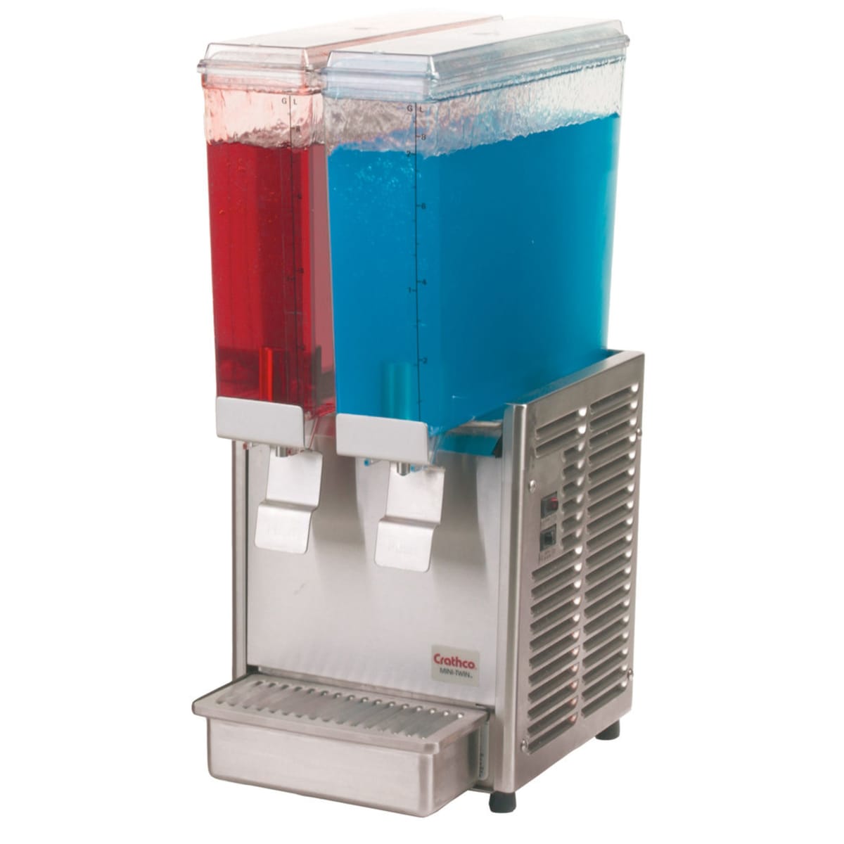 Crathco D25-3 18 Pre-Mix Cold Beverage Dispenser w/ (2) 5 Gallon Bowl