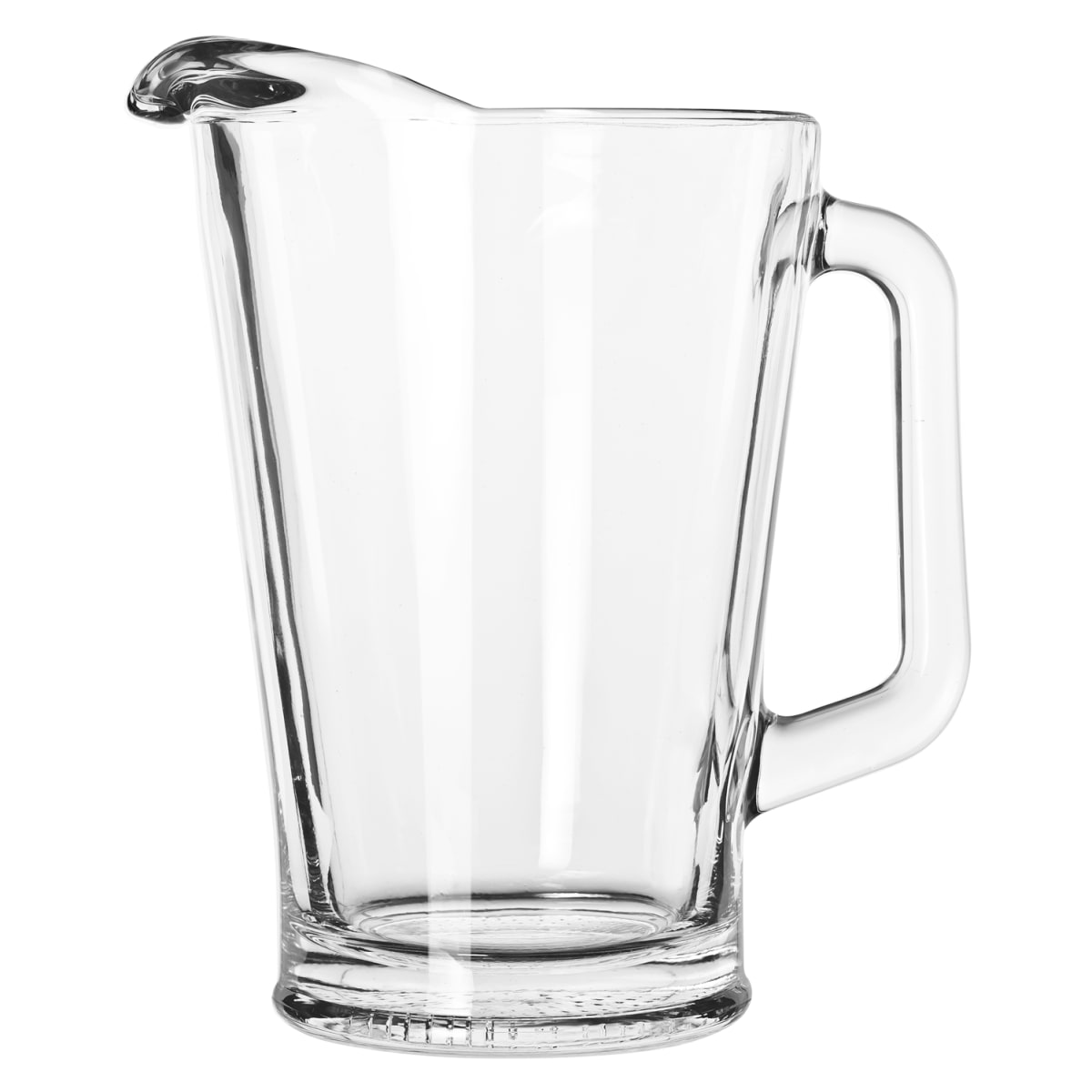 Set of 6 Clear Glass Beverage Pitcher 60 oz